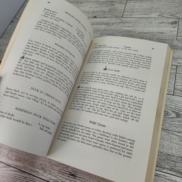 Game‎ Cookbook Geraldine Steindler 1979 Venison Rabbit Quail Porcupine Snipe - Picture 4 of 15